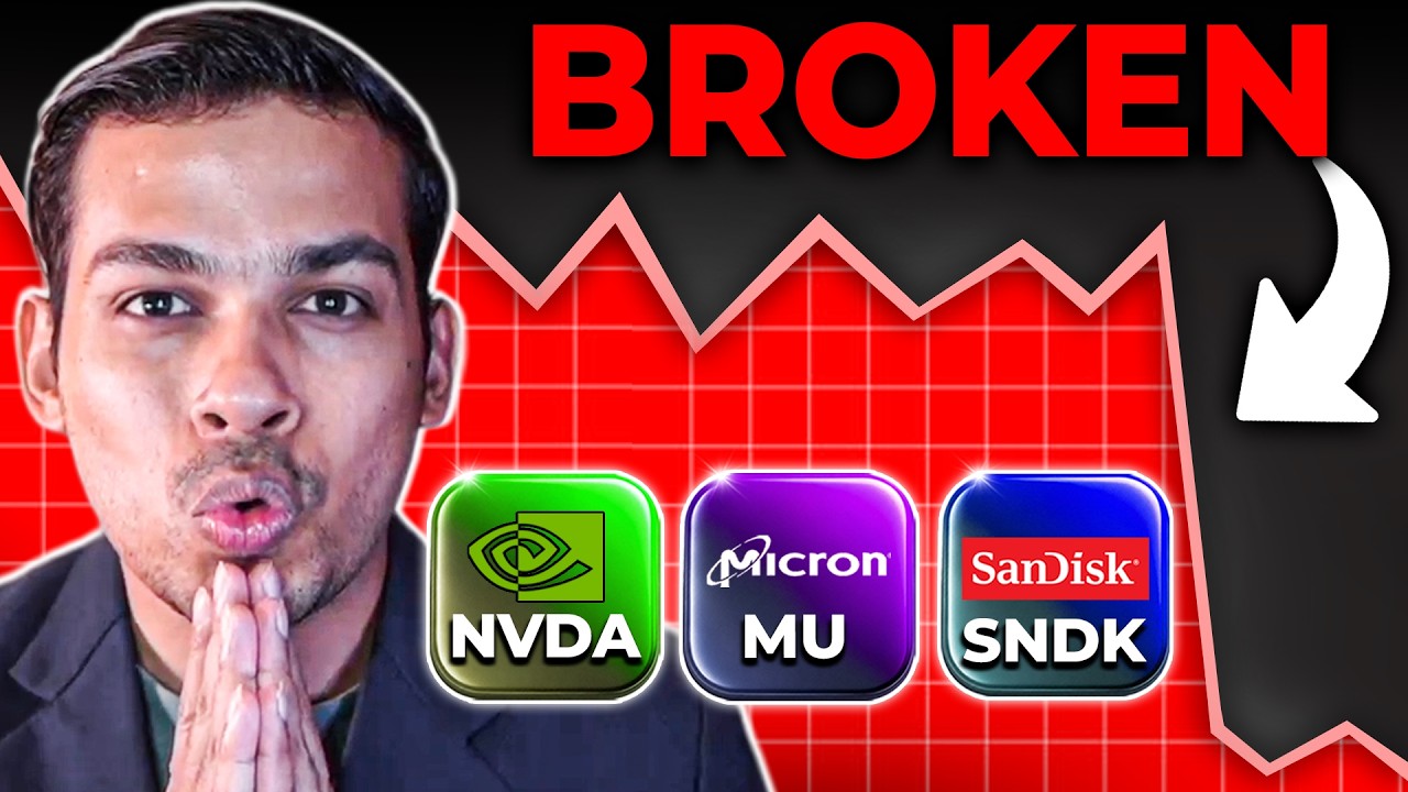 Nvidia Micron SanDisk Stocks Just Lost $1 Trillion In 5 Days ($NVDA $MU $SNDK)