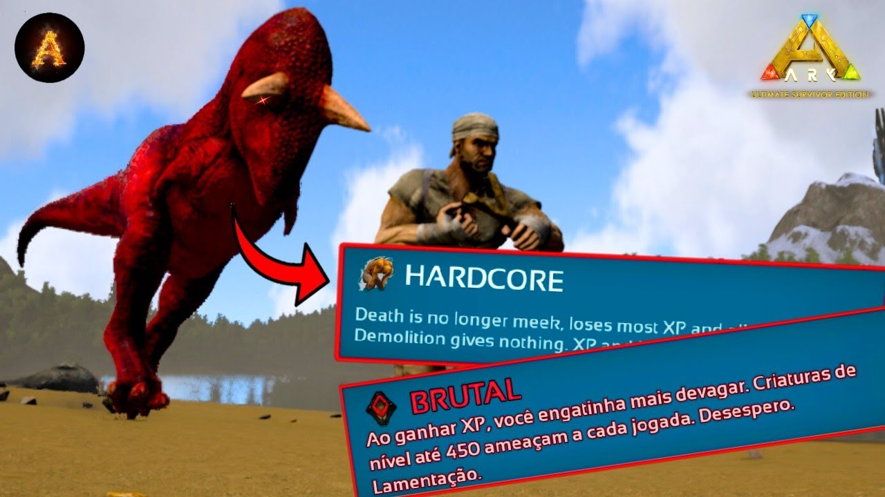 Ark Ultimate - Hardcore-Brutal (Ep-01) Ark Survival Evolved Mobile