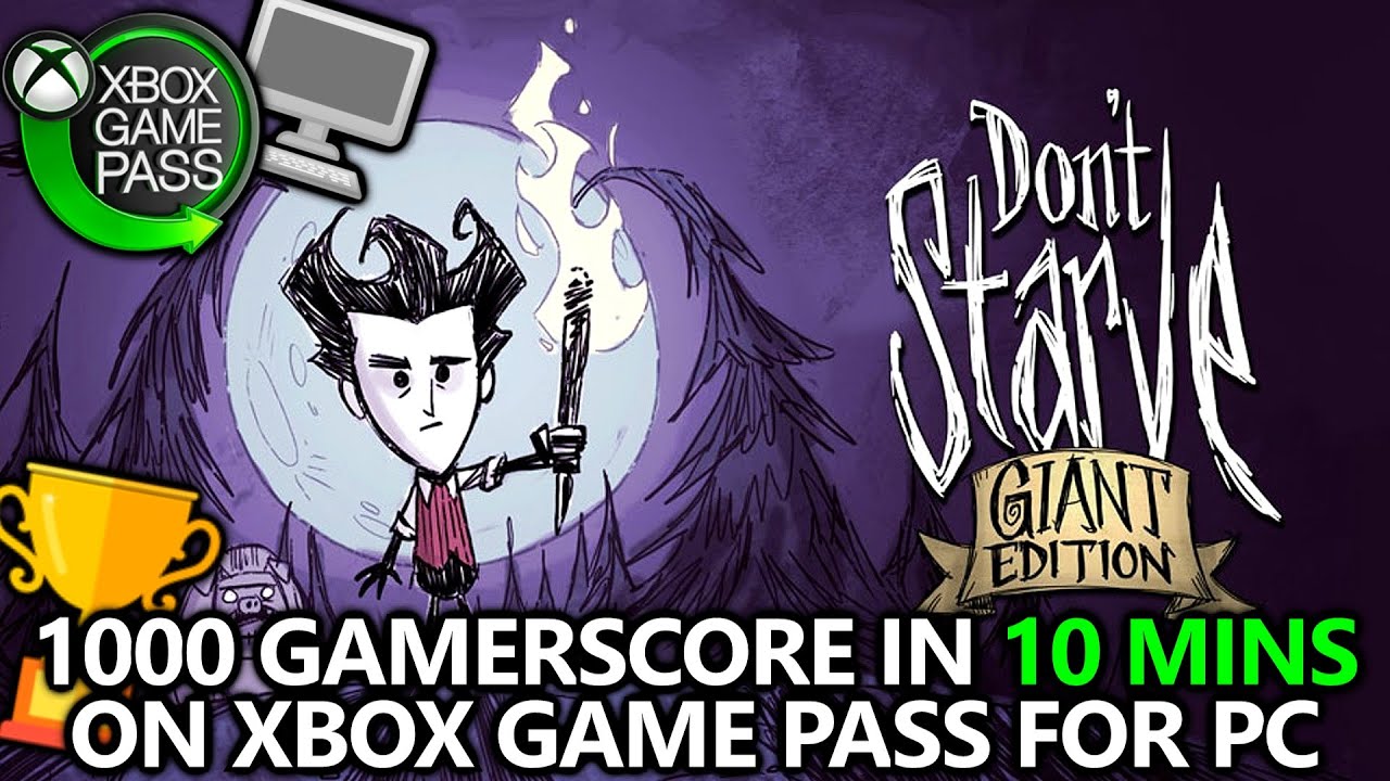 Don't Starve: Giant Edition - 1000 Gamerscore in 10 Minutes (on Xbox Game Pass PC) w/ Debug Commands