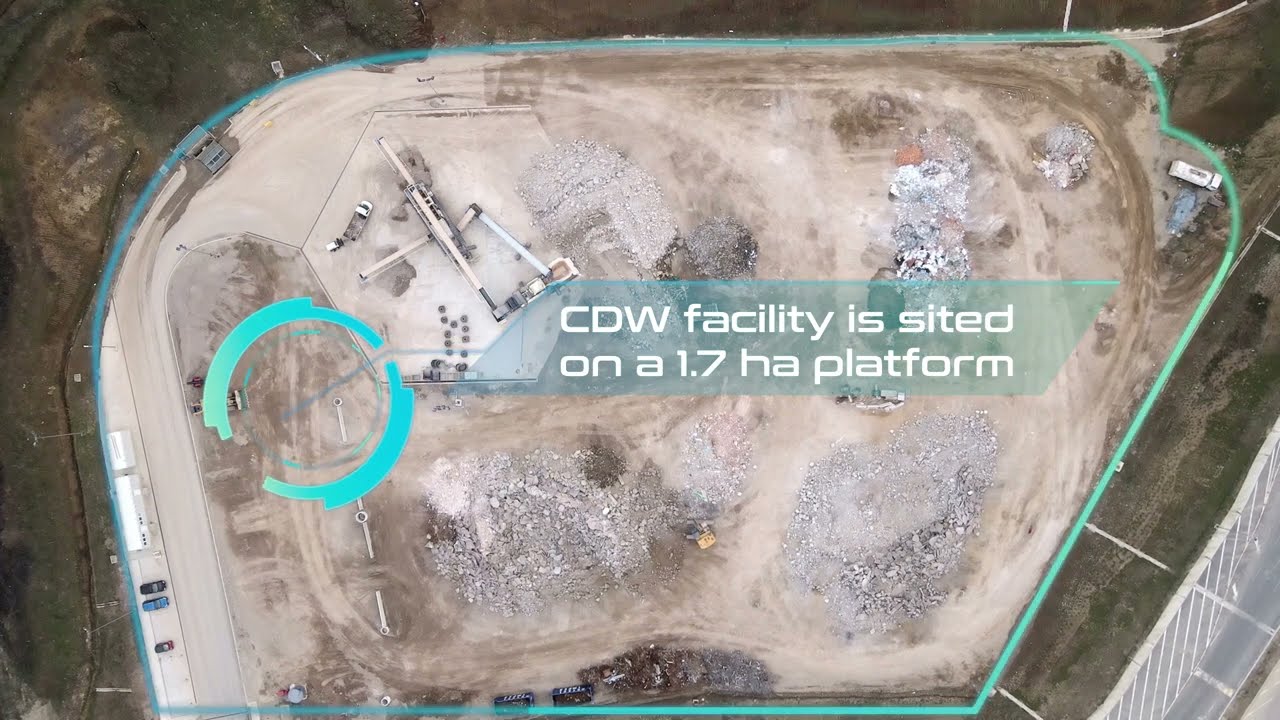 CONSTRUCTION AND DEMOLITION WASTE RECUCLING UNIT
