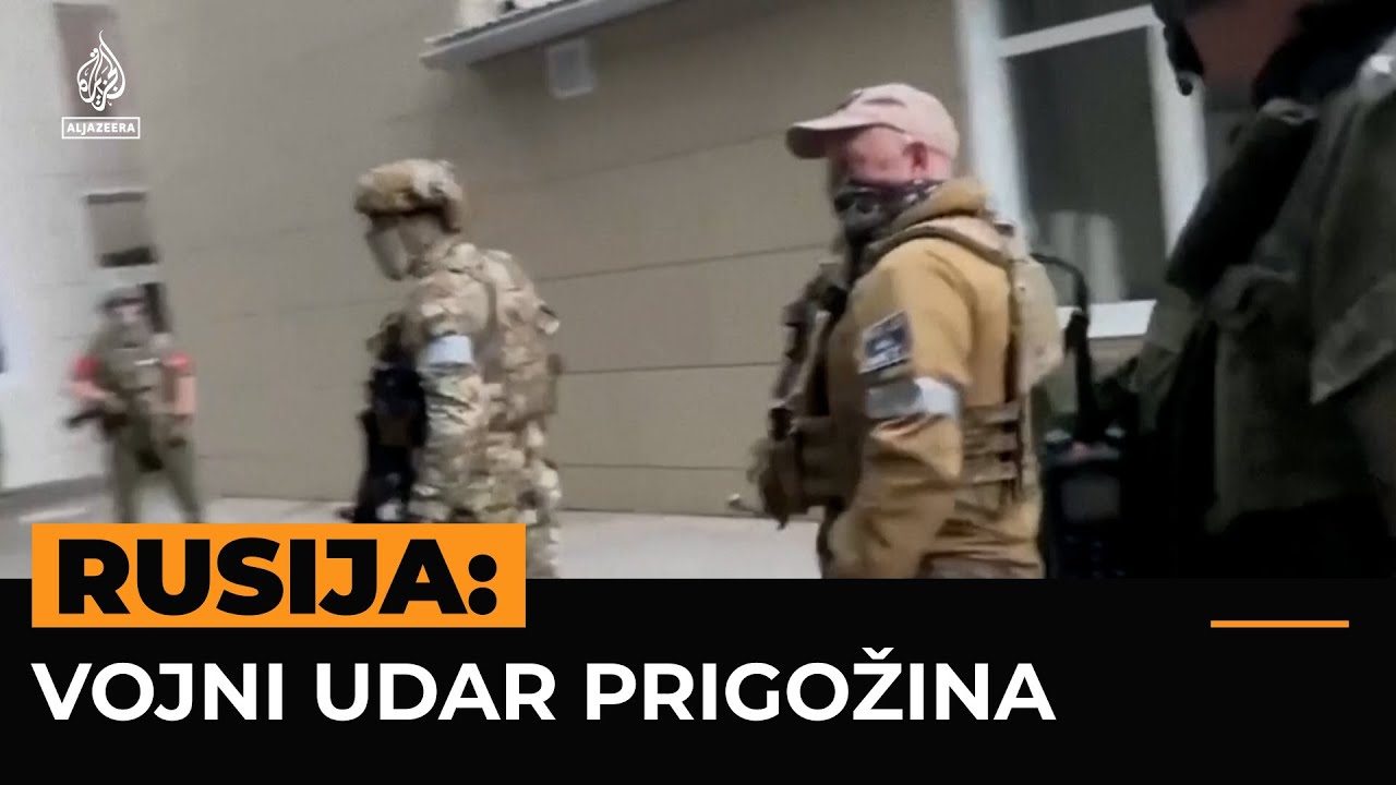 Vojni udar Prigožina na ruske snage, Putin zaprijetio pobunjenicima