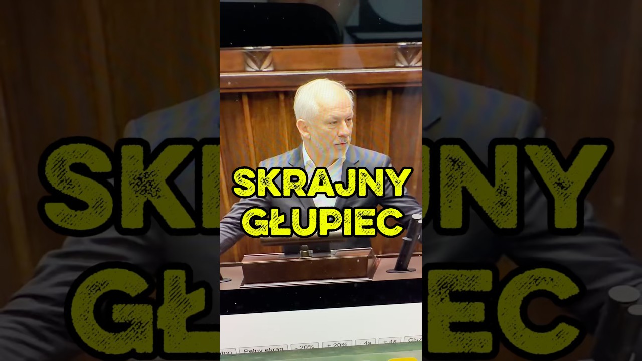 Skrajny głupiec Grzegorz Napieralski