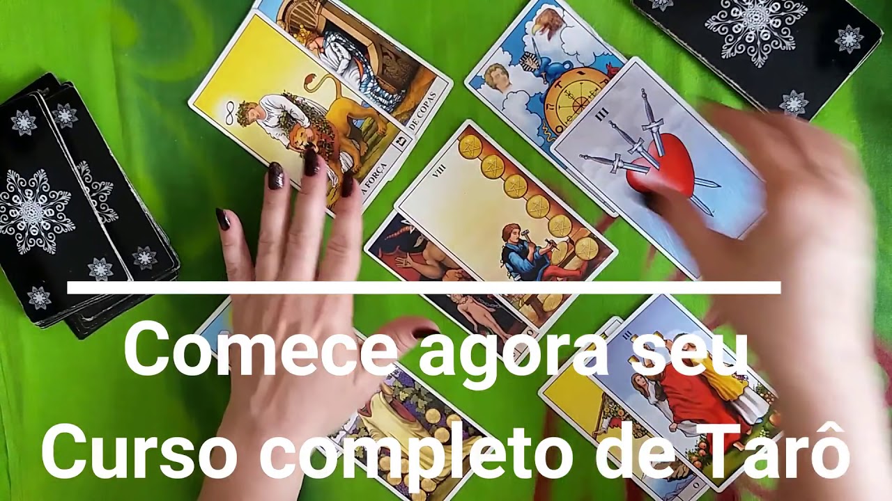 Mini Curso de Tarô - Aula 4 Tiragem 5 Cartas/ Péladan