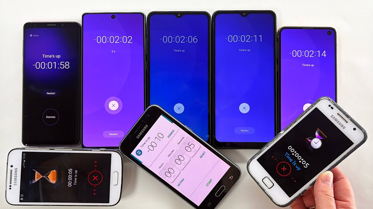Alarm Clock + Timer Samsung S4, Galaxy S Plus, Galaxy S10e, Galaxy S9, Galaxy Note 20, Galaxy A02