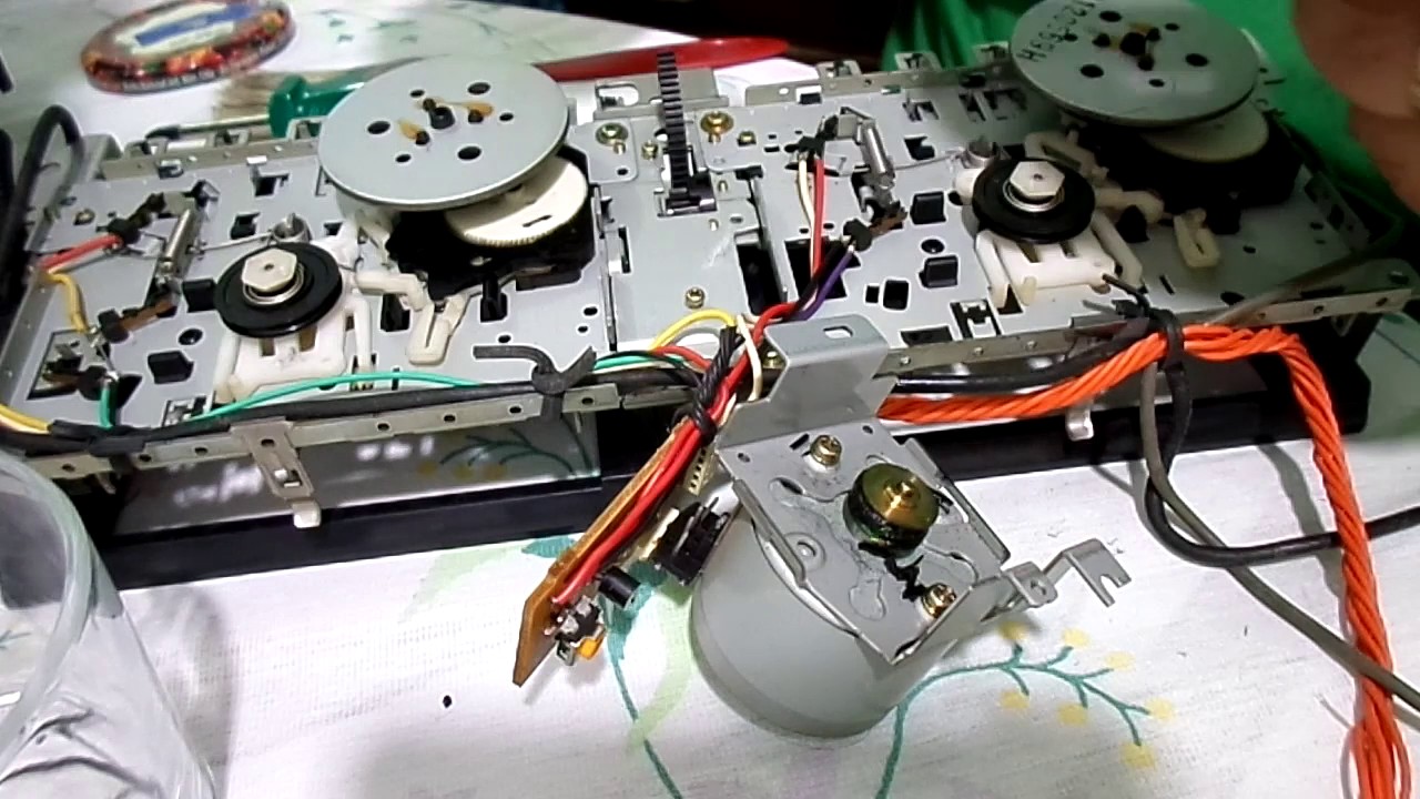Motor de Tape Deck Limpeza da Polia.
