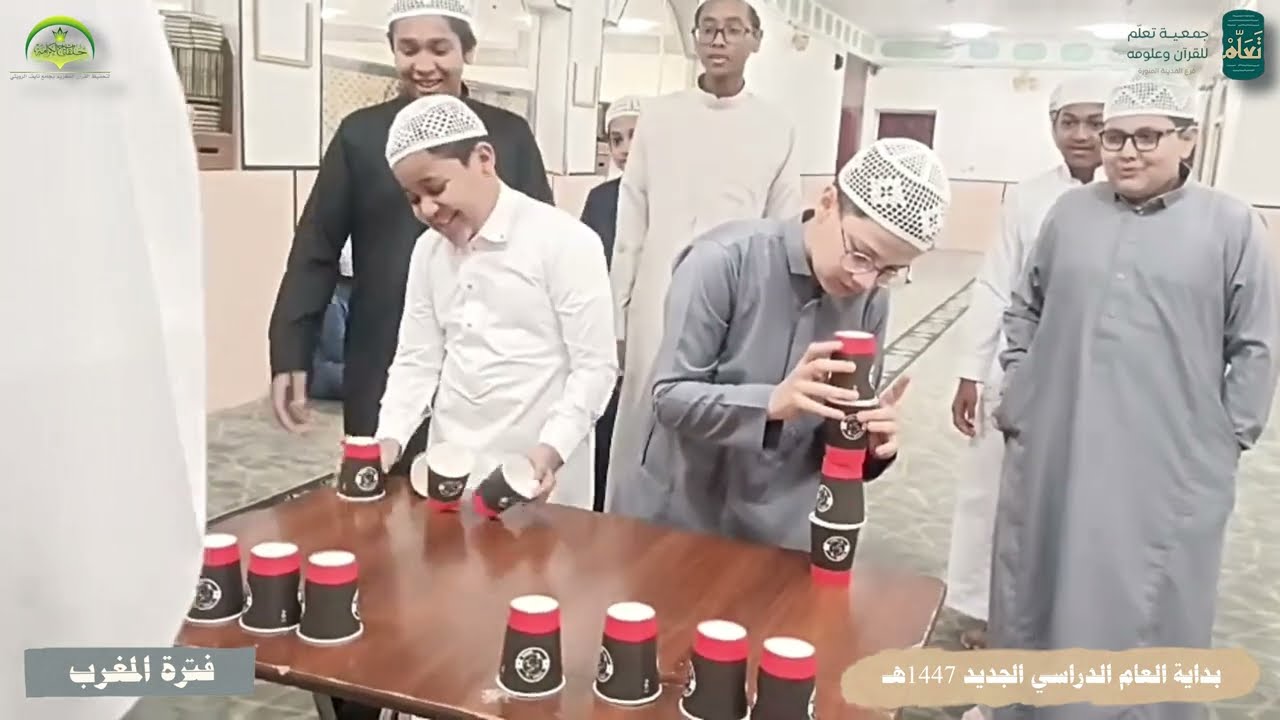 استقبال طلاب حلقات تاج الكرامة بداية العام الدراسي 1447هـ .4K