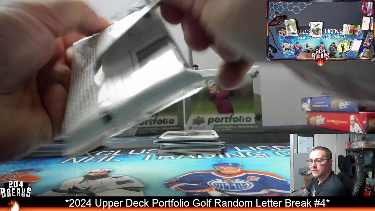 *2024 Upper Deck Portfolio Golf Random Letter Break #5*