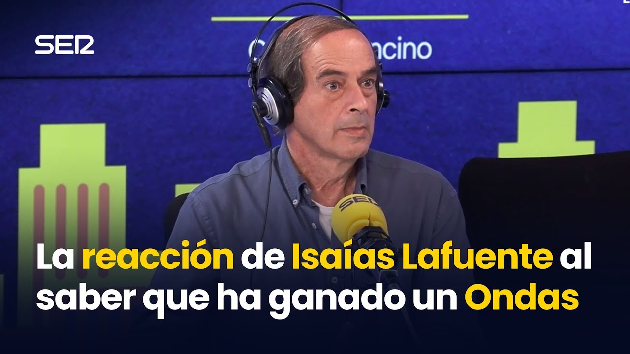 La REACCIÓN de ISAÍAS LAFUENTE al saber que ha GANADO un ONDAS