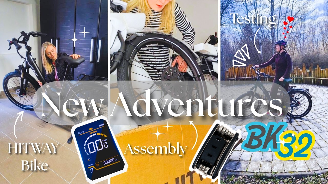 New Adventures with HITWAY | inTHEmiddle of unboxing & assembly & testing of the BK32 E-bike 🚲