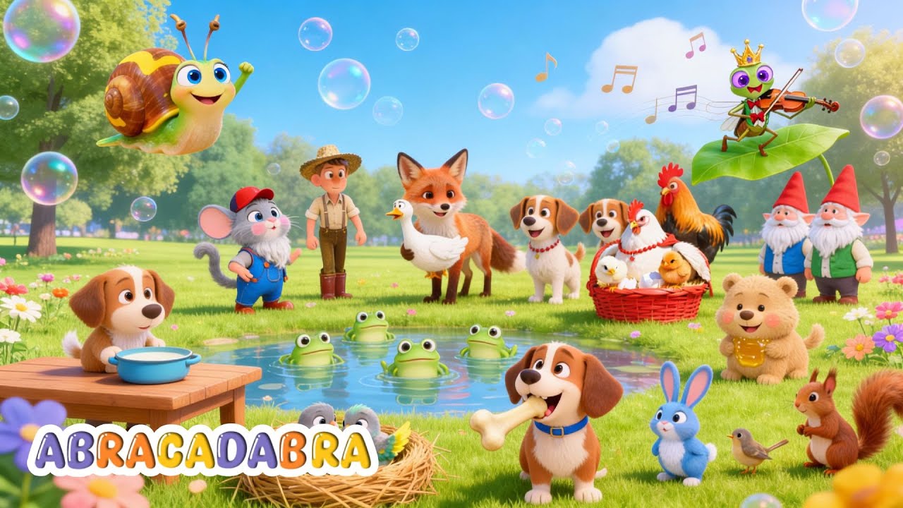 🌈🐾 Colaj 40 Min cu Cele Mai Frumoase Melodii pentru Copii 🧸🎶Abracadabra🧒👧🐾