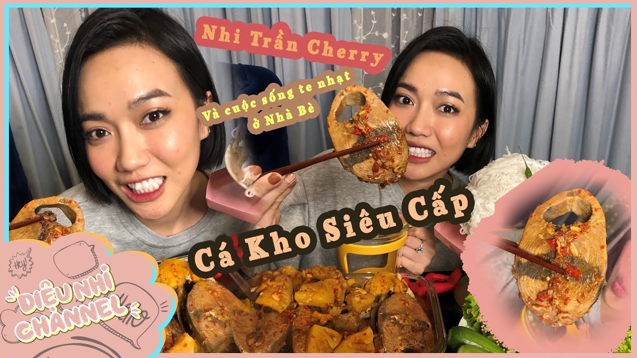 Diệu Nhi | Ăn Cá Kho | braised Fish Mukbang | Eating Show