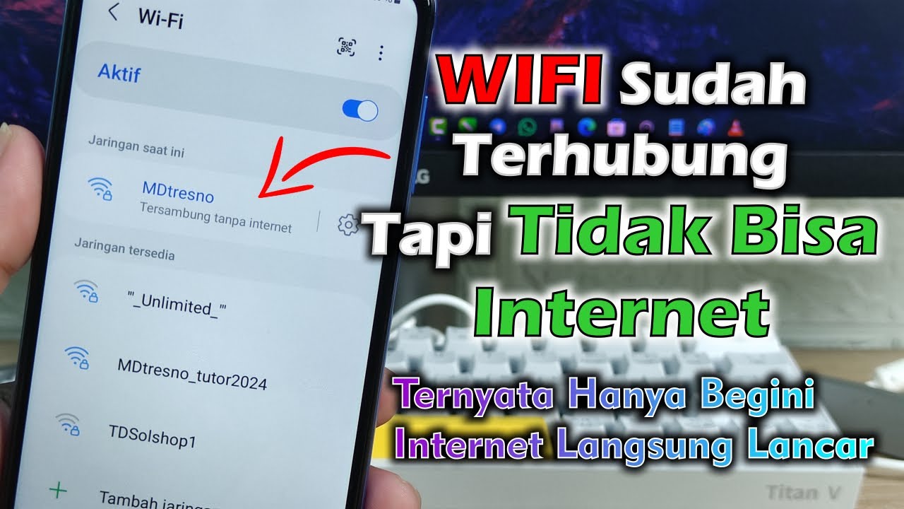 Cara Mengatasi WIFI Terhubung Tapi Tidak Bisa Internet