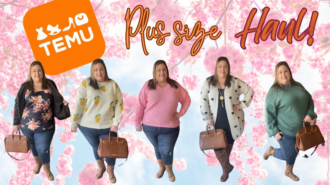 HUGE Plus Size TEMU Haul! Affordable & Trendy Plus Size Fashion Try-On