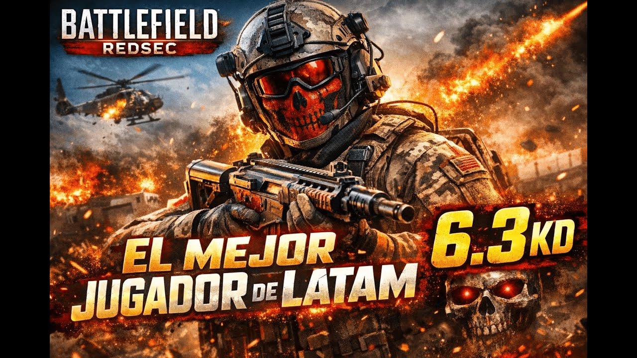 Battlefield 6 Redsec Como un jugador de 6.03 KD gana partidas.
