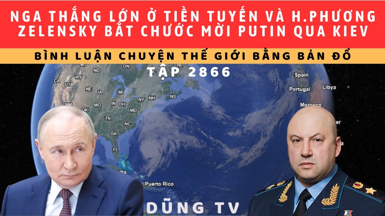 Tập 2866. Surovikin thắng lớn giặc nội xâm.Nga GP 2 thành cực kỳ quan trọng.Ngừng bắn: trò chính trị