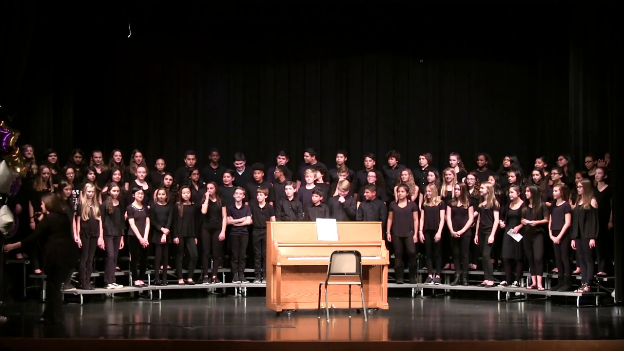 Riverbend Middle School, 7th Grade Chorus, Spring Concert 5/10/2017 in Potomac Falls, Virginia.