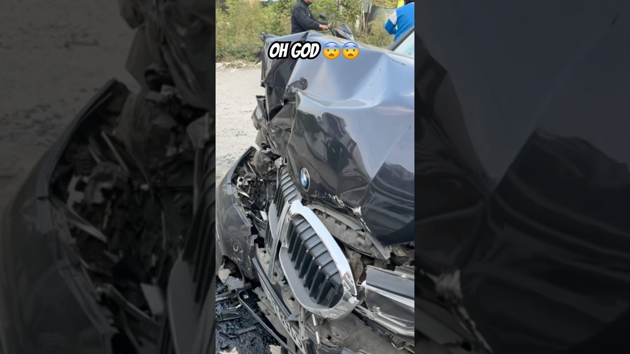 Car crash at 2:30am today | #shorts #trendingsong #accident #carcrashes #drinkanddrive #bmw