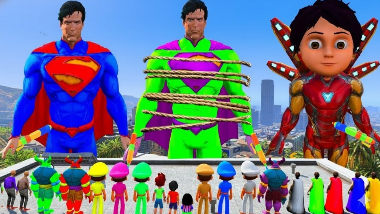 Giant Shiva Saved Little Singham And Kicko In Gta 5 | Gta 5 Gameplay