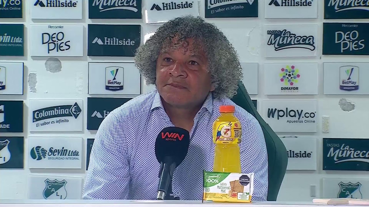 Rueda de prensa de Cali tras su partido con Once Caldas