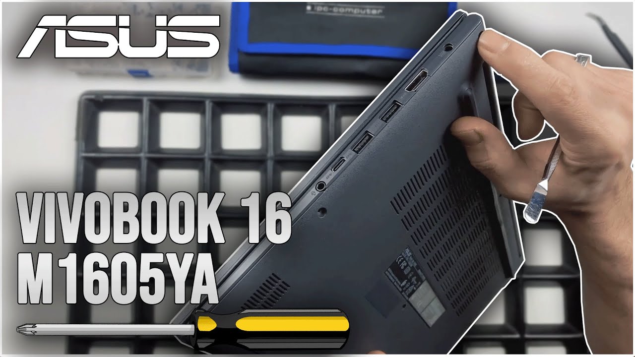 Asus VivoBook 16 M1605YA von Innen - RAM, SSD, Akku, Lüfter wechseln