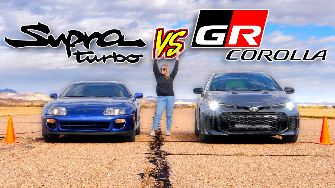 Drag Race: Can the Iconic MK4 Supra Keep Up With Toyota's Fastest Corolla?