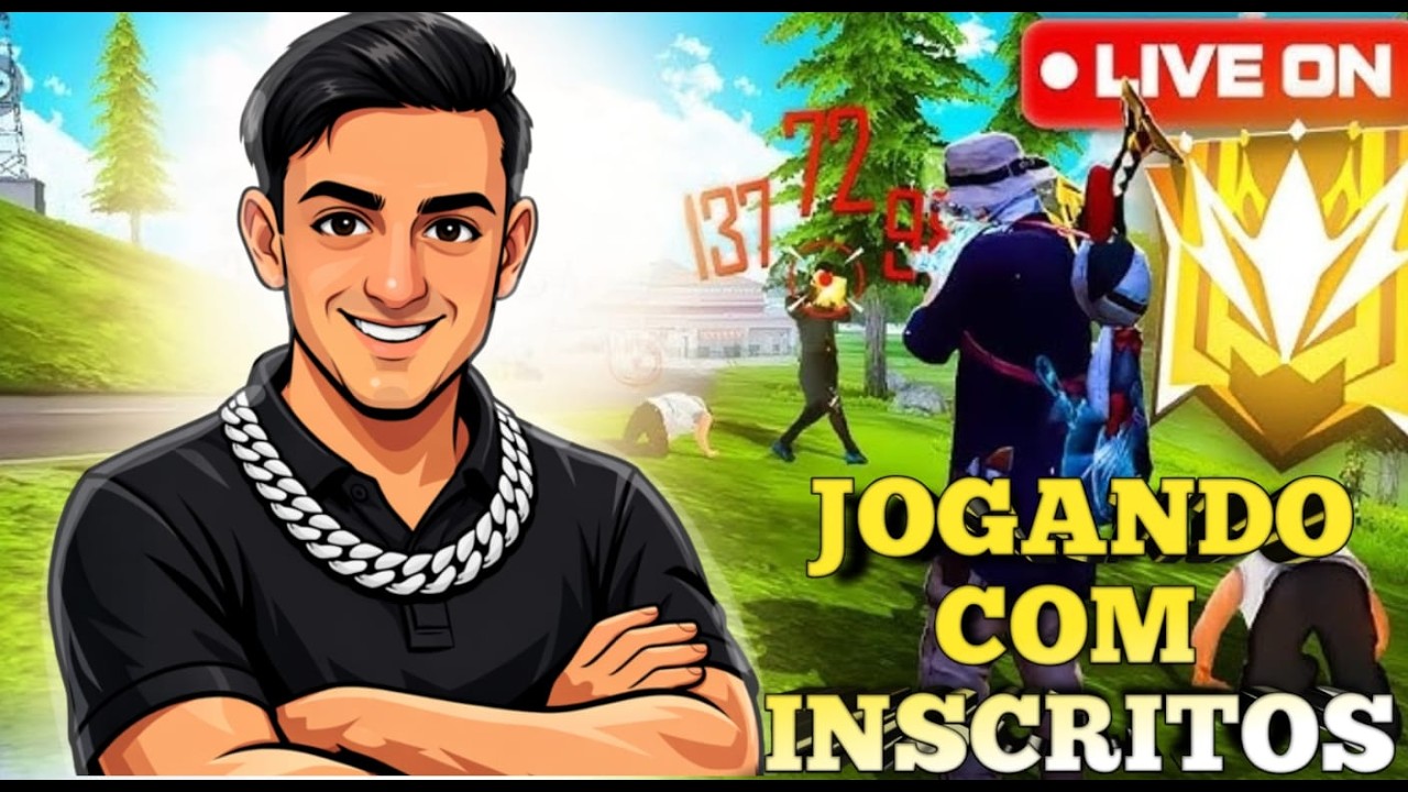 LIVEE FF 🔴 FREE FIRE AO VIVO🔴 6X6 INSCRITOS 🔴 SALA PERSONALIZADA 🔥TUNDRAJR