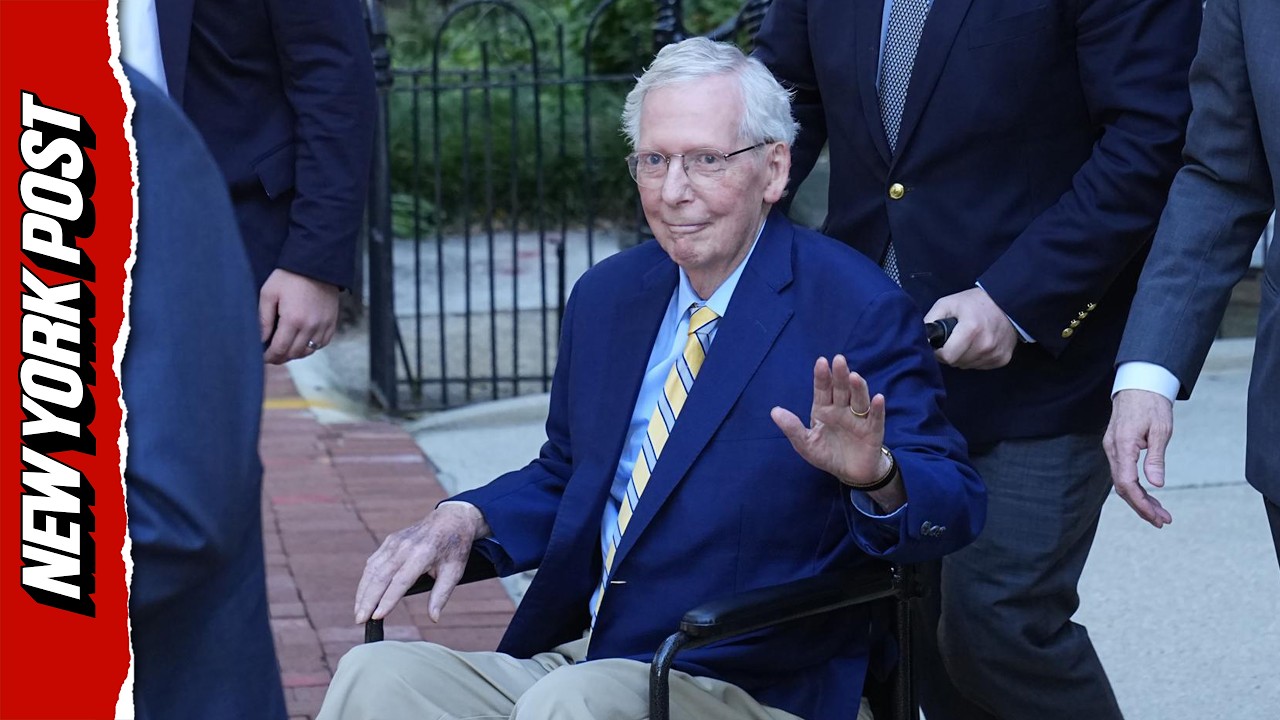 Mitch McConnell Heads to Capitol Hill in Wheelchair Following Three Month Medical Absence