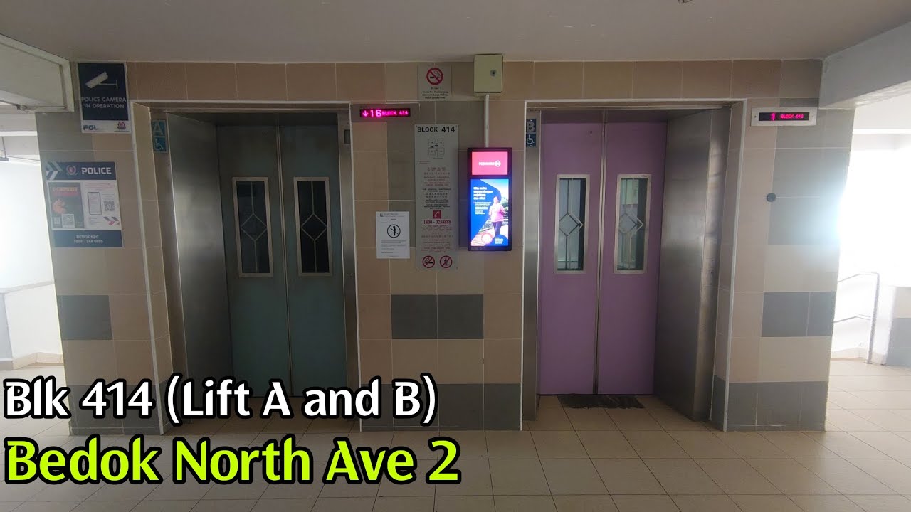 🟢 Blk 414 Bedok North - Fujitec [Lift A & B]