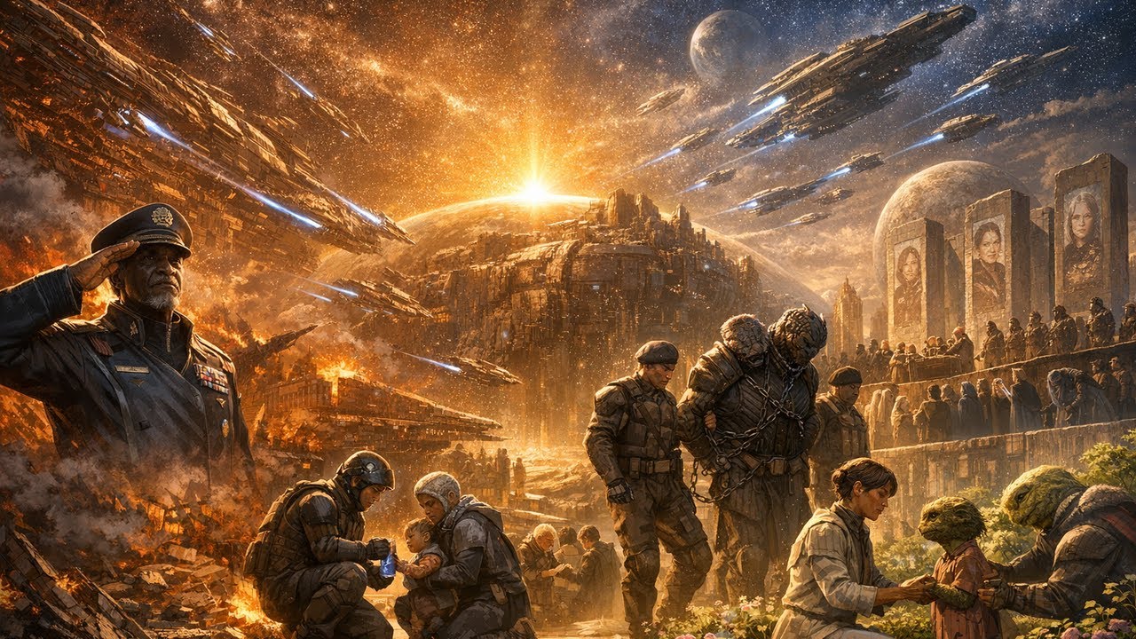 Galaxy Empire matou 3 mulheres generais humanas, a Terra desencadeia uma guerra impiedosa HFY