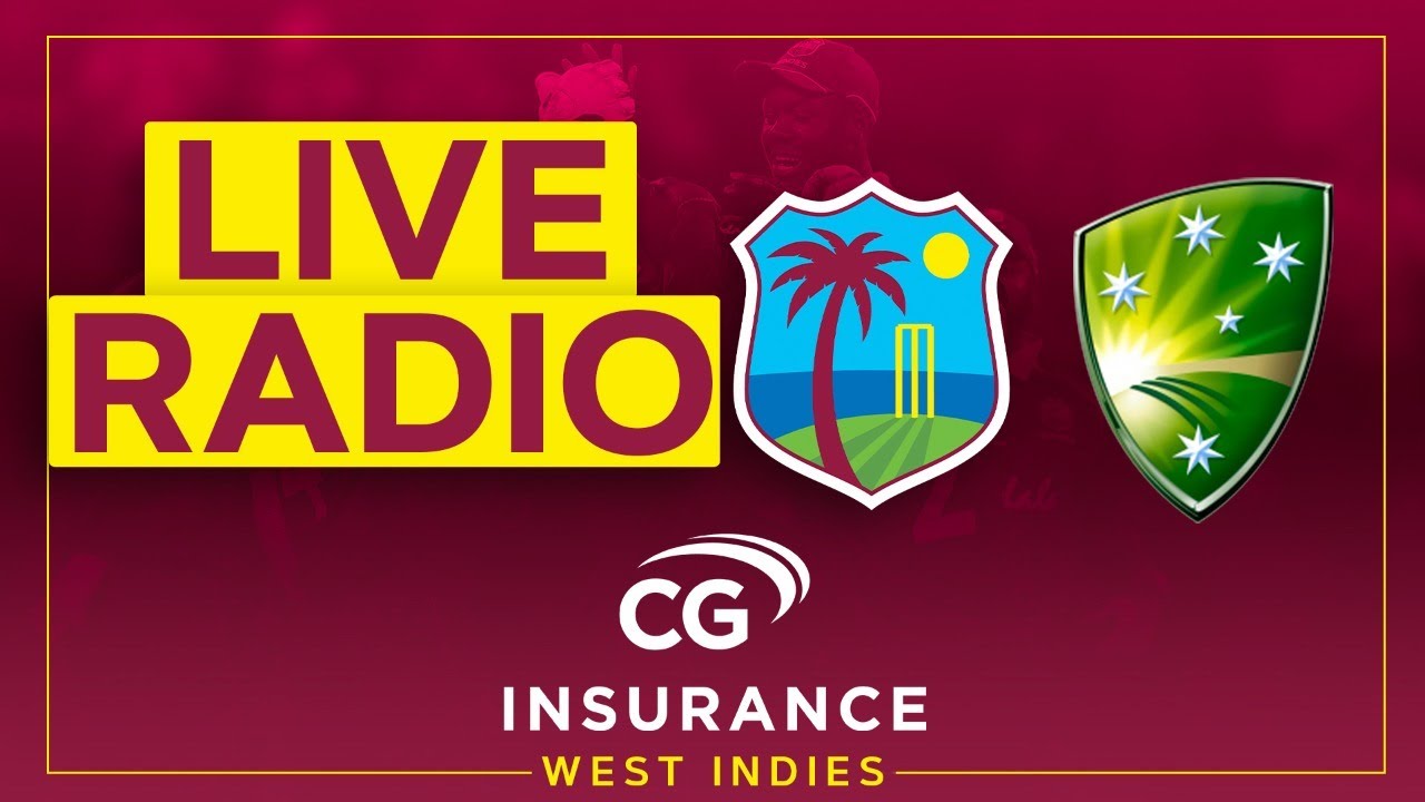 🔴LIVE RADIO | West Indies v Australia | 2nd CG Insurance T20I