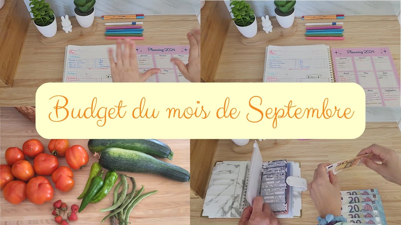 SYSTÈME DES ENVELOPPES -- Budget Septembre : un salaire pour une famille de trois fourmis :)