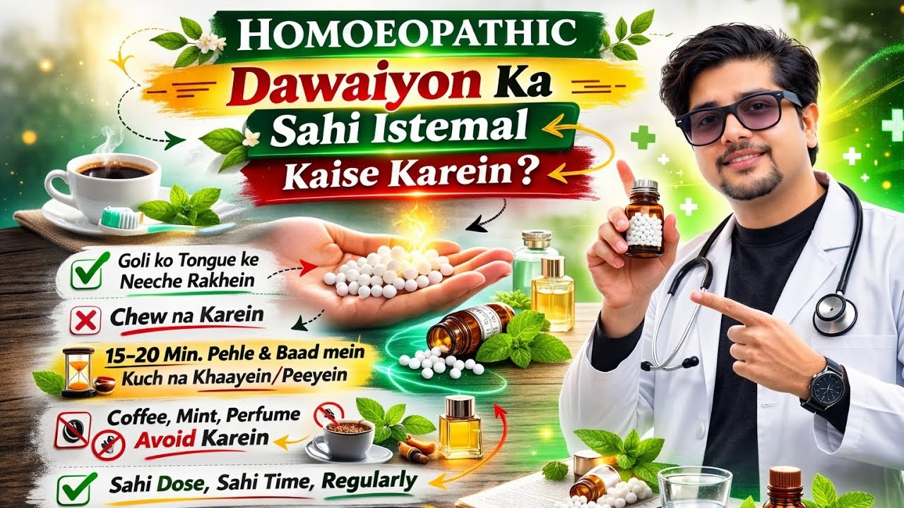 HOMOEOPATHIC DAWAIYON ka sahi istemal kaise karein | janiye sahi tareeka | DailyDoseHomoeo 