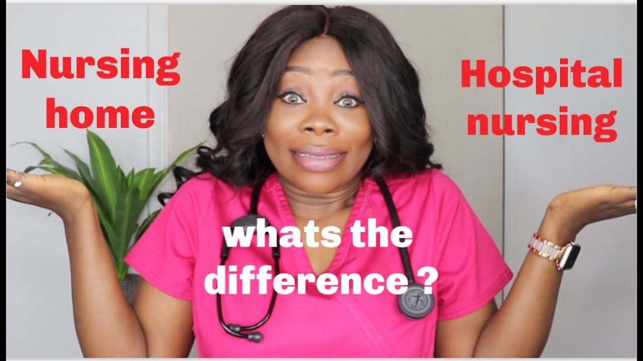 The real difference between Hospital nursing and Nursing homes | Detailed explanation