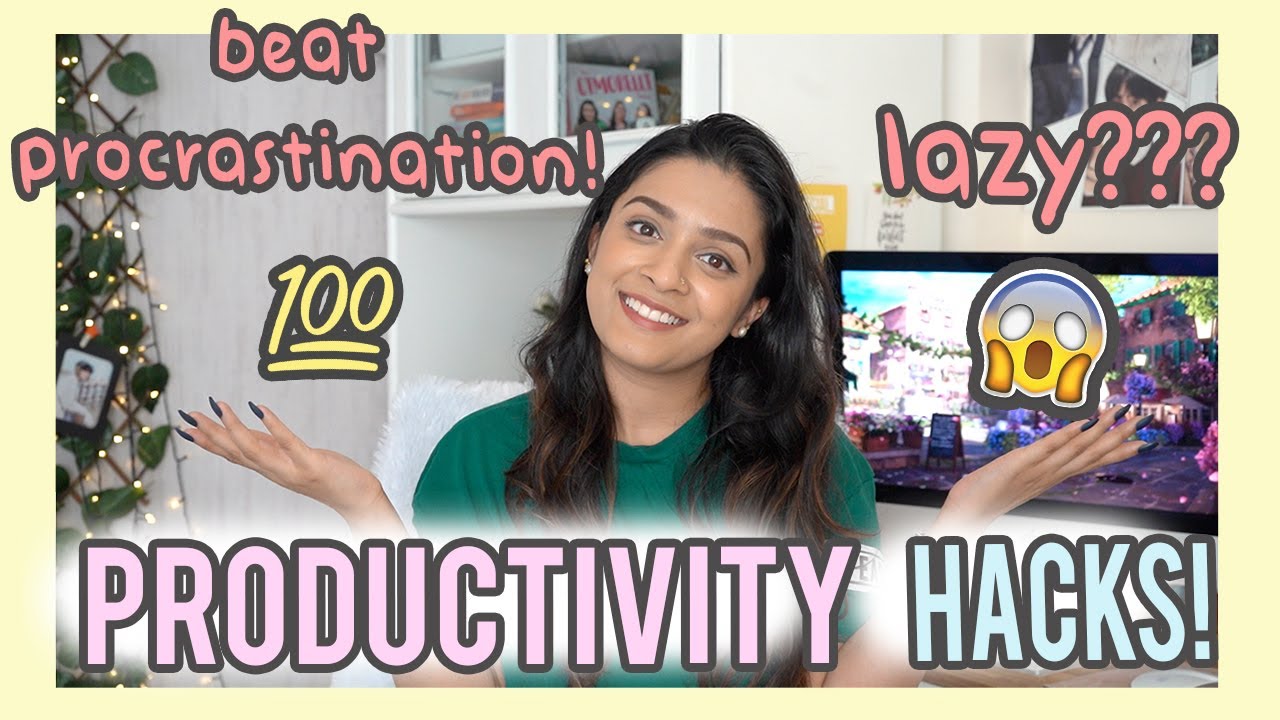 ✨productivity hacks to beat procrastination | be productive when you feel unmotivated | #JuneJourney