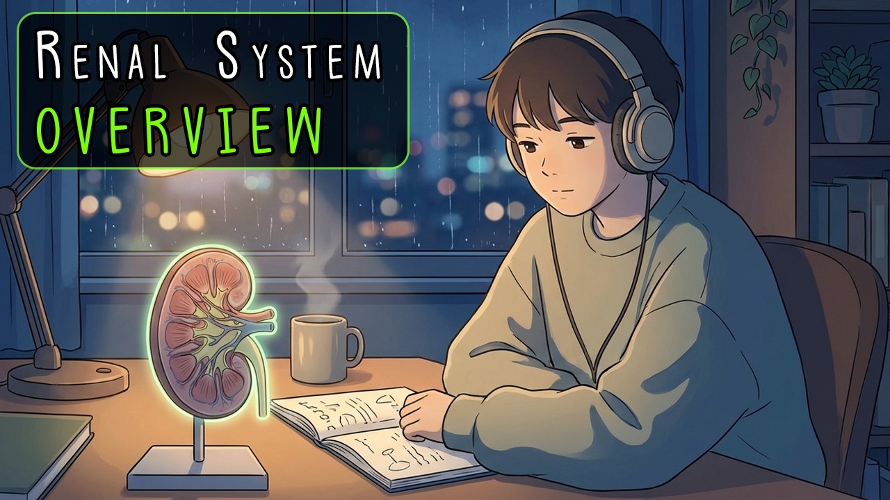 2+ Hours of The Complete Renal System To Fall Asleep To | Calm Medical Lecture for Night Study