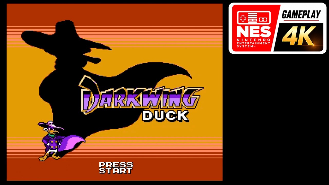 DARKWING DUCK (NES) — GAMEPLAY COMPLETO | FULL GAME LONGPLAY