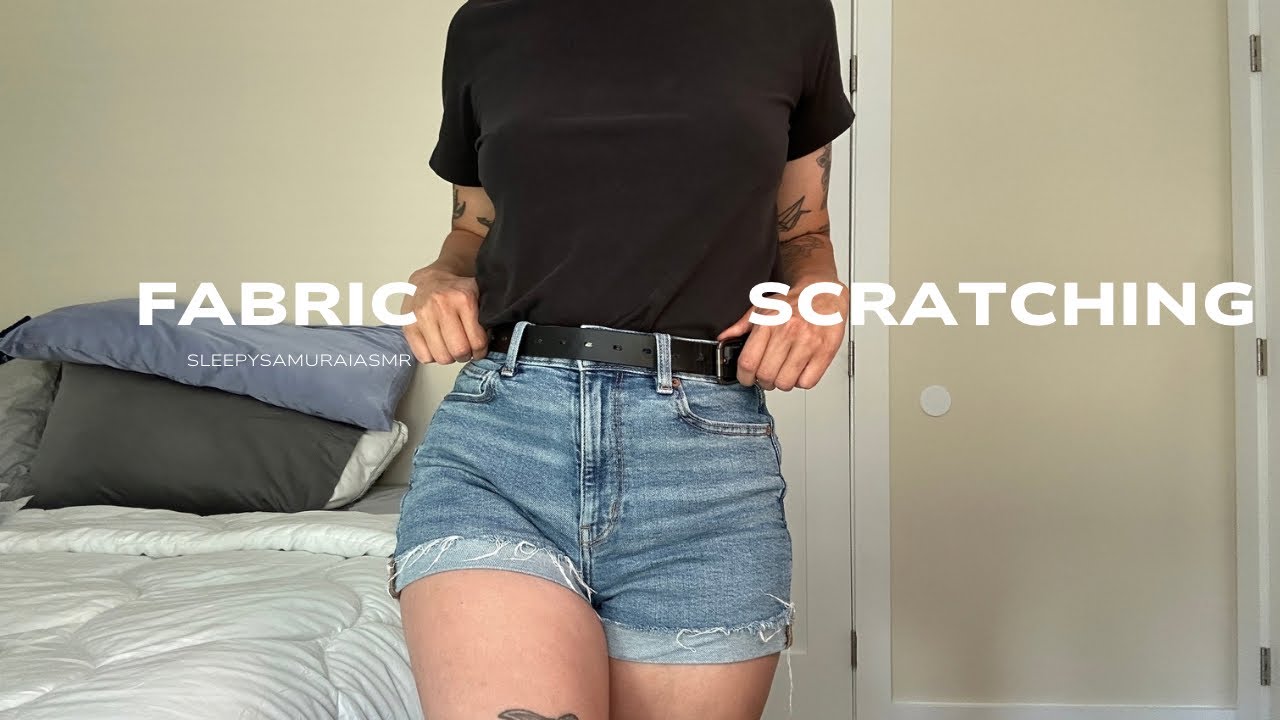 ASMR Relaxing Sounds | Fabric Sounds to Help You Sleep - Scratching & Rubbing / Moderately Fast