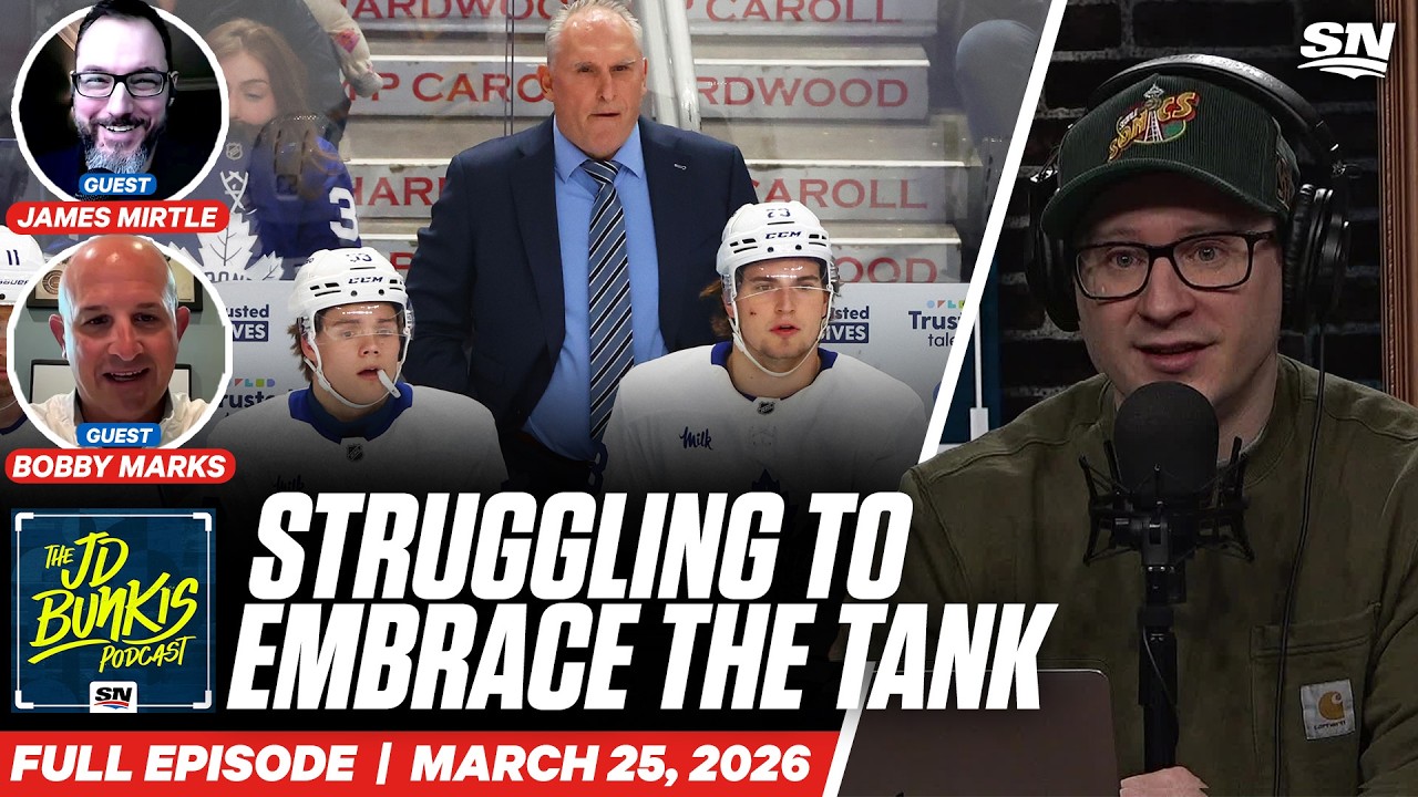 Maple Leafs Struggling To Embrace The Tank | JD Bunkis Podcast