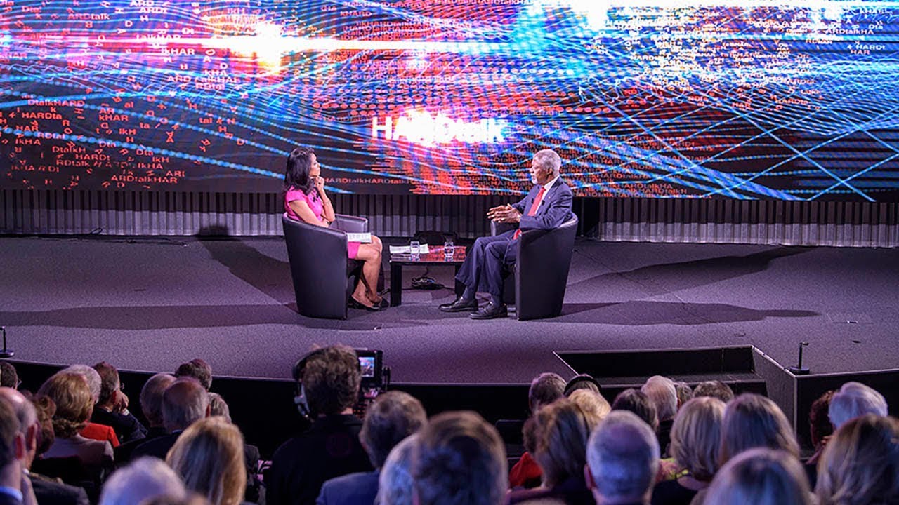 Kofi Annan interviewed at the Graduate Institute