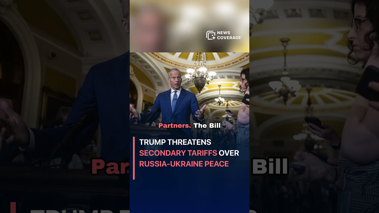 Trump Threatens Secondary Tariffs Over Russia-Ukraine Peace #politics