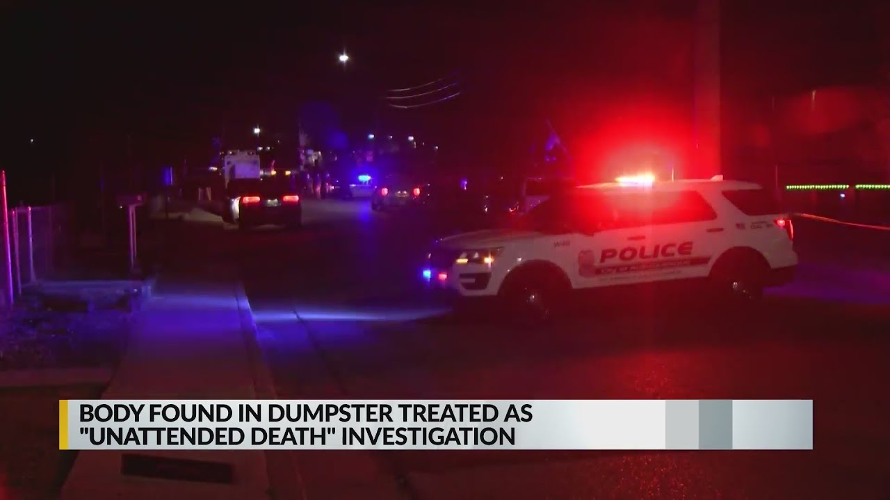 Body found in dumpster treated as 'unattended death' not homicide