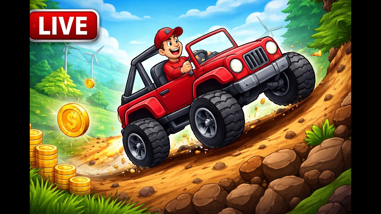 Hill Climb Racing Gameplay 2026 | Longest Distance Challenge!