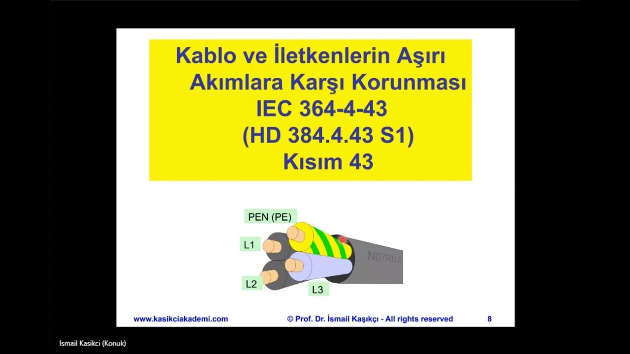 Sigortalar ve Minyatür Devre Kesiciler(MCB) ile ilgili Uygulamalar - Prof. Dr. İsmail Kaşıkçı