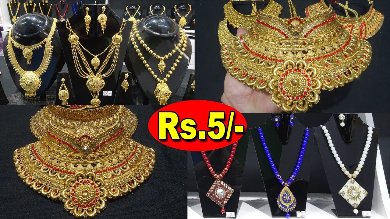 5 की ज्वेलरी ऑनलाइन 100 की बिकती है | Kundan, Polki, Diamond, Gold Plated Jewellery Manufacturer