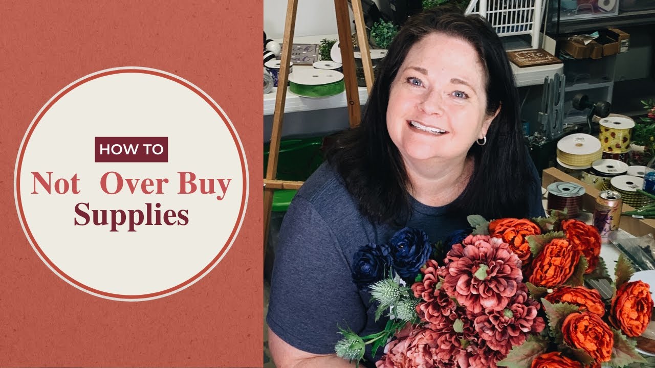 How to Not Over Buy Wreath Supplies