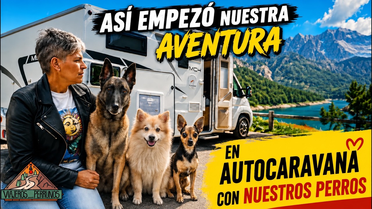 VIAJAR en AUTOCARAVANA  con MASCOTAS