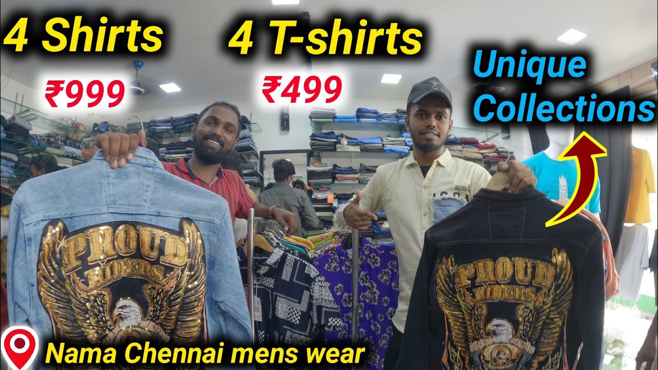 😲5 SHIRTS ₹999, 4 T-shirts ₹500 | Mens Wear at Low Price | NAMMA CHENNAI men's wear vimals lifestyle