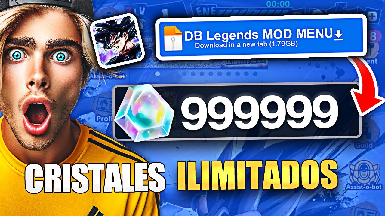 🔥 DB LEGENDS HACK/MOD 2025 ✅ CRISTALES INFINITOS en Dragon Ball Legends Tutorial  2025 (Android/iOS)