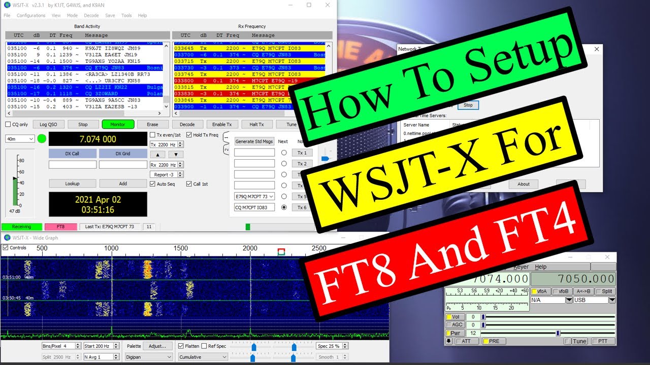 How To Setup WSJT X For FT8 And FT4
