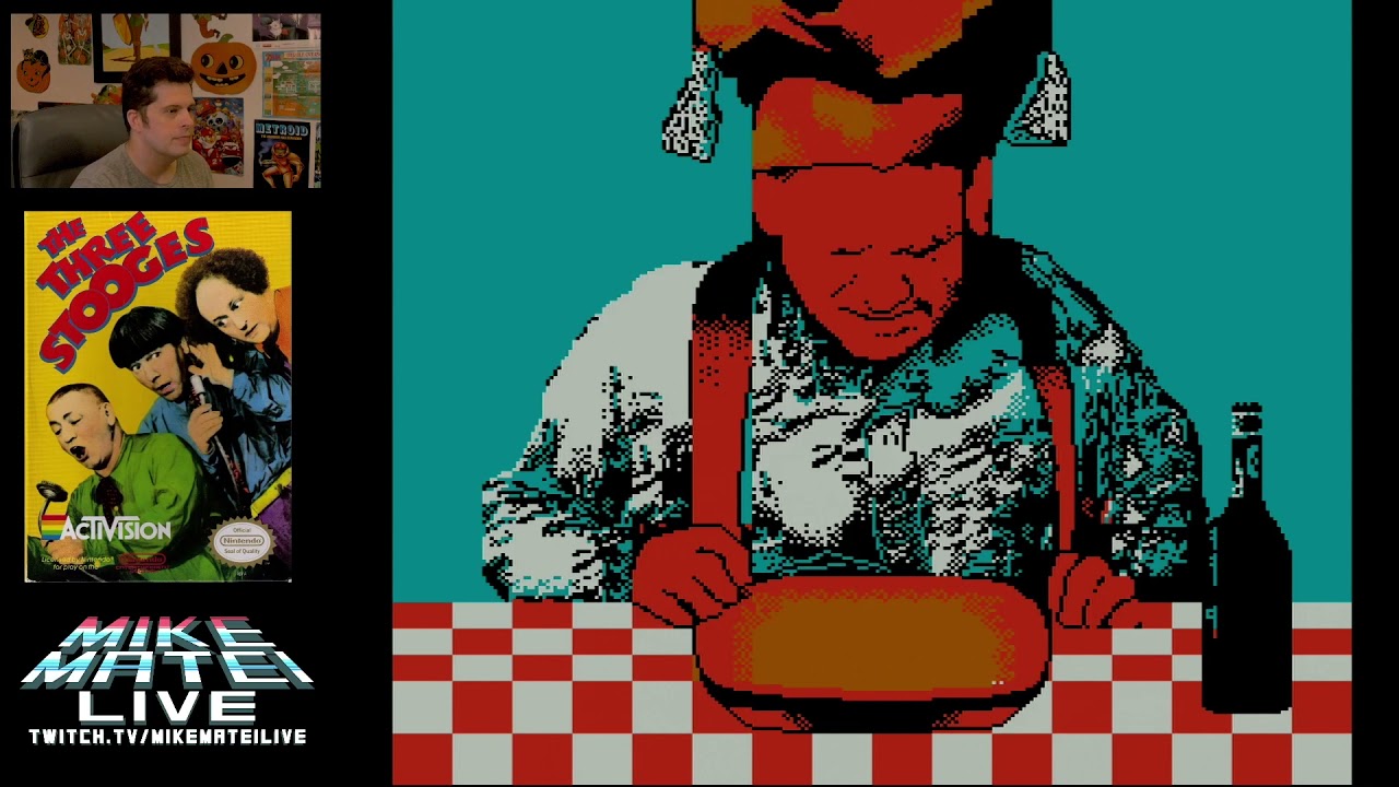 Three Stooges (NES) Best Ending - Mike Matei Live
